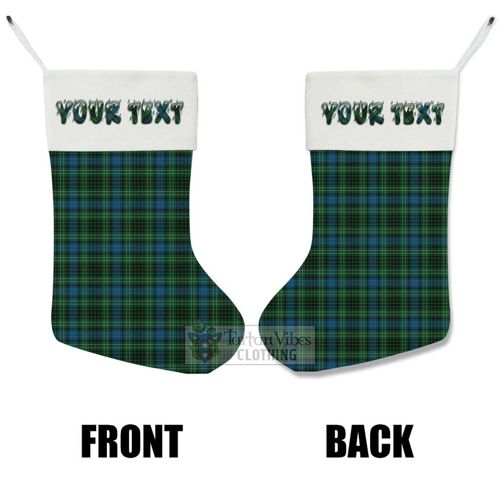 O'Connor Tartan Christmas Stocking with Personalized Text - Tartan Vibes Clothing
