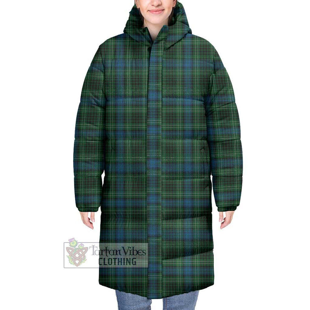 Tartan Vibes Clothing O'Connor Tartan Long Down Jacket