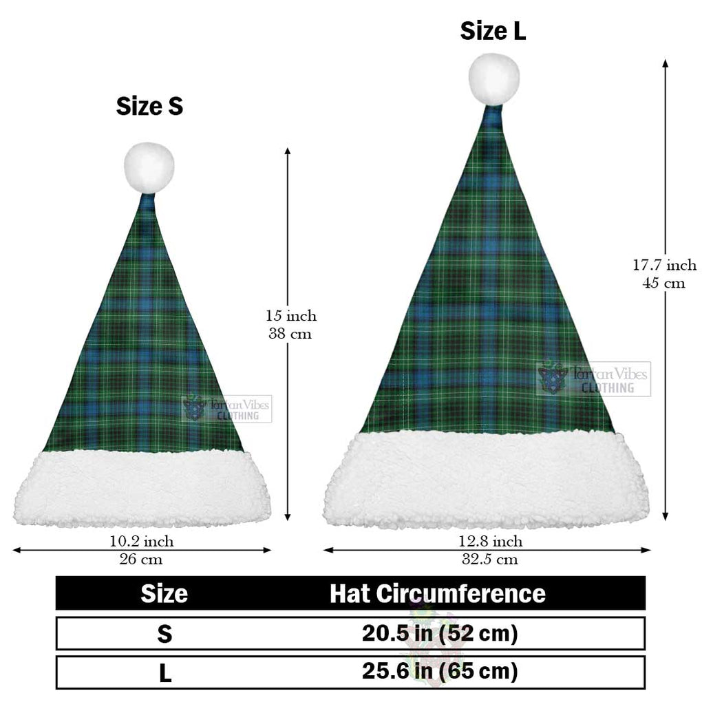 Tartan Vibes Clothing O'Connor Tartan Christmas Santa Hats