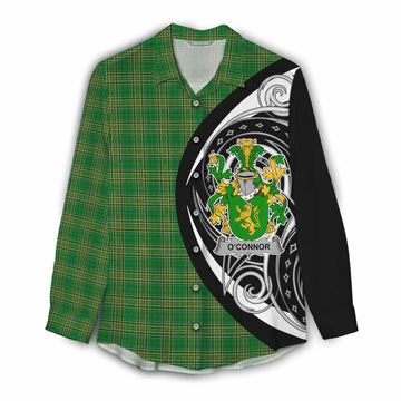 O'Connor (Kerry) Irish Clan Women's Casual Shirt Celtic Circle Style Female - Tartan Vibes Clothing