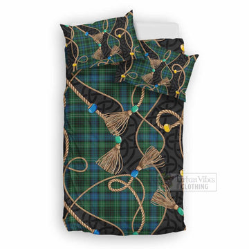 O'Connor Scottish Tartan Twisted Ropes Stylized Bedding Set UK Bedding Set UK Double 79*79 inch - Tartan Vibes Clothing