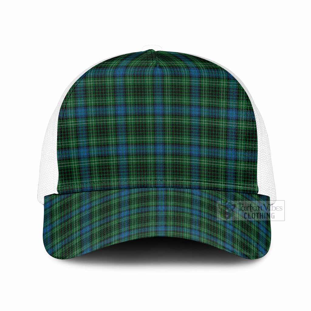 O'Connor Tartan Mesh Trucker Cap One Size (Adjustable) White - Tartan Vibes Clothing