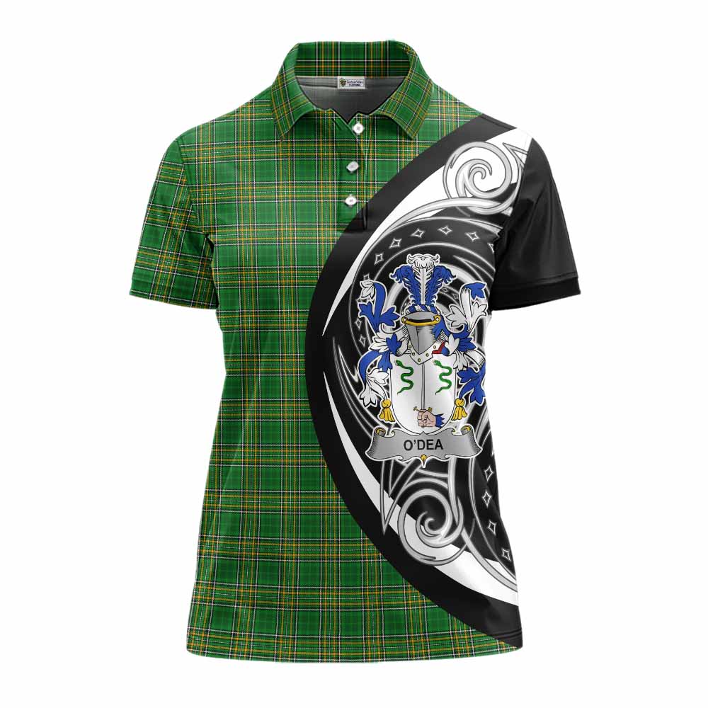O'Dea Irish Clan Women's Polo Shirt Celtic Circle Style Women - Tartan Vibes Clothing