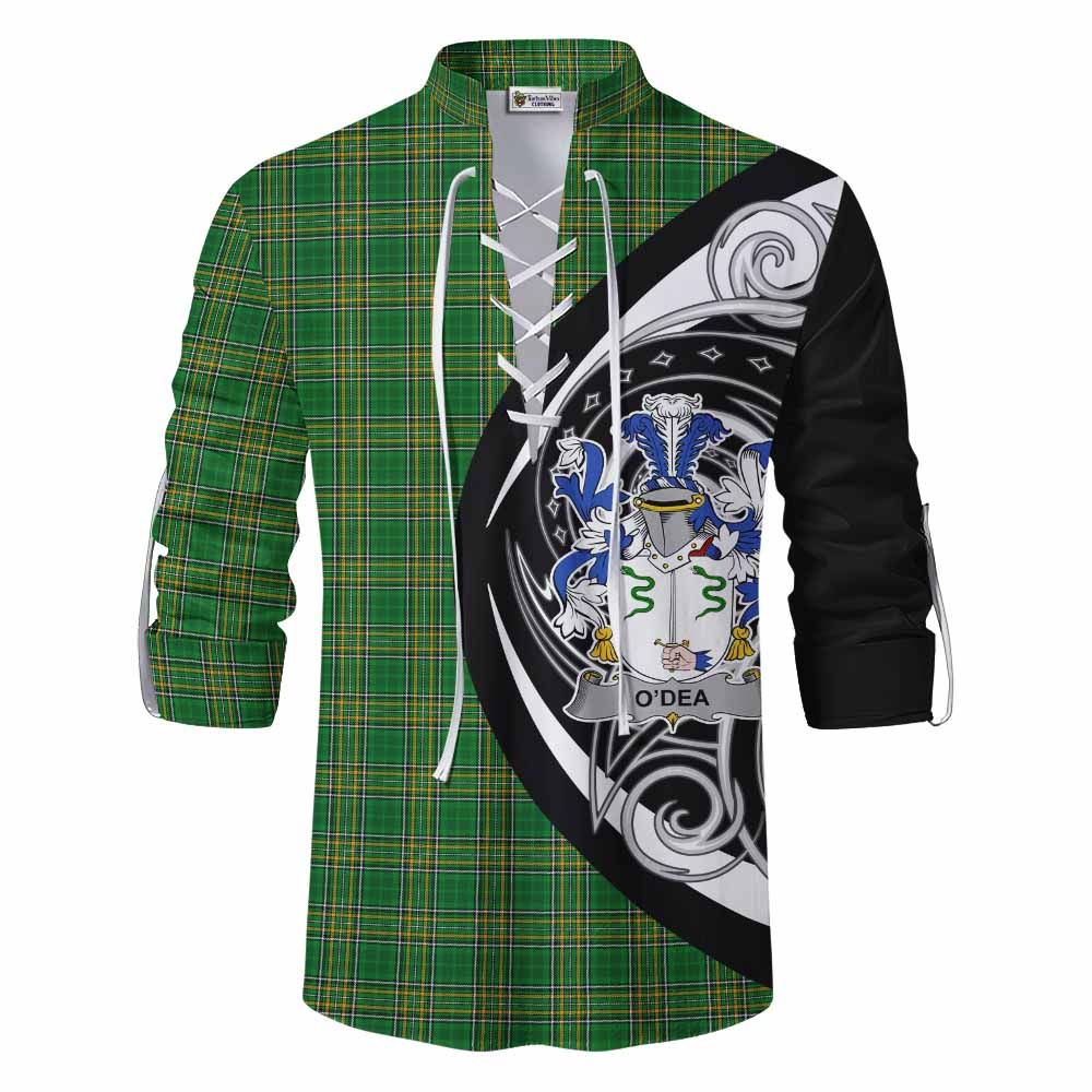 O'Dea Irish Clan Ghillie Kilt Shirt Celtic Circle Style Men - Tartan Vibes Clothing