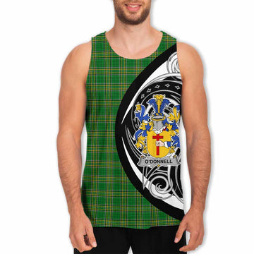 O'Donnell Irish Clan Men's Tank Top Celtic Circle Style Men - Tartan Vibes Clothing