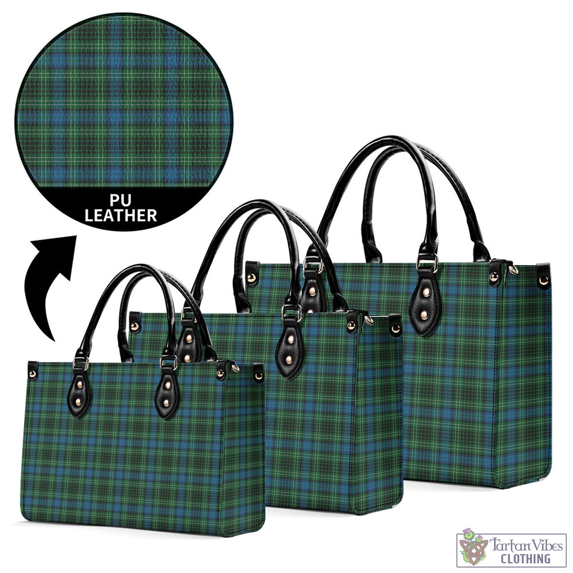 Tartan Vibes Clothing O'Donohue Tartan Luxury Leather Handbags