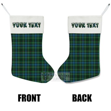 O'Donohue Tartan Christmas Stocking with Personalized Text