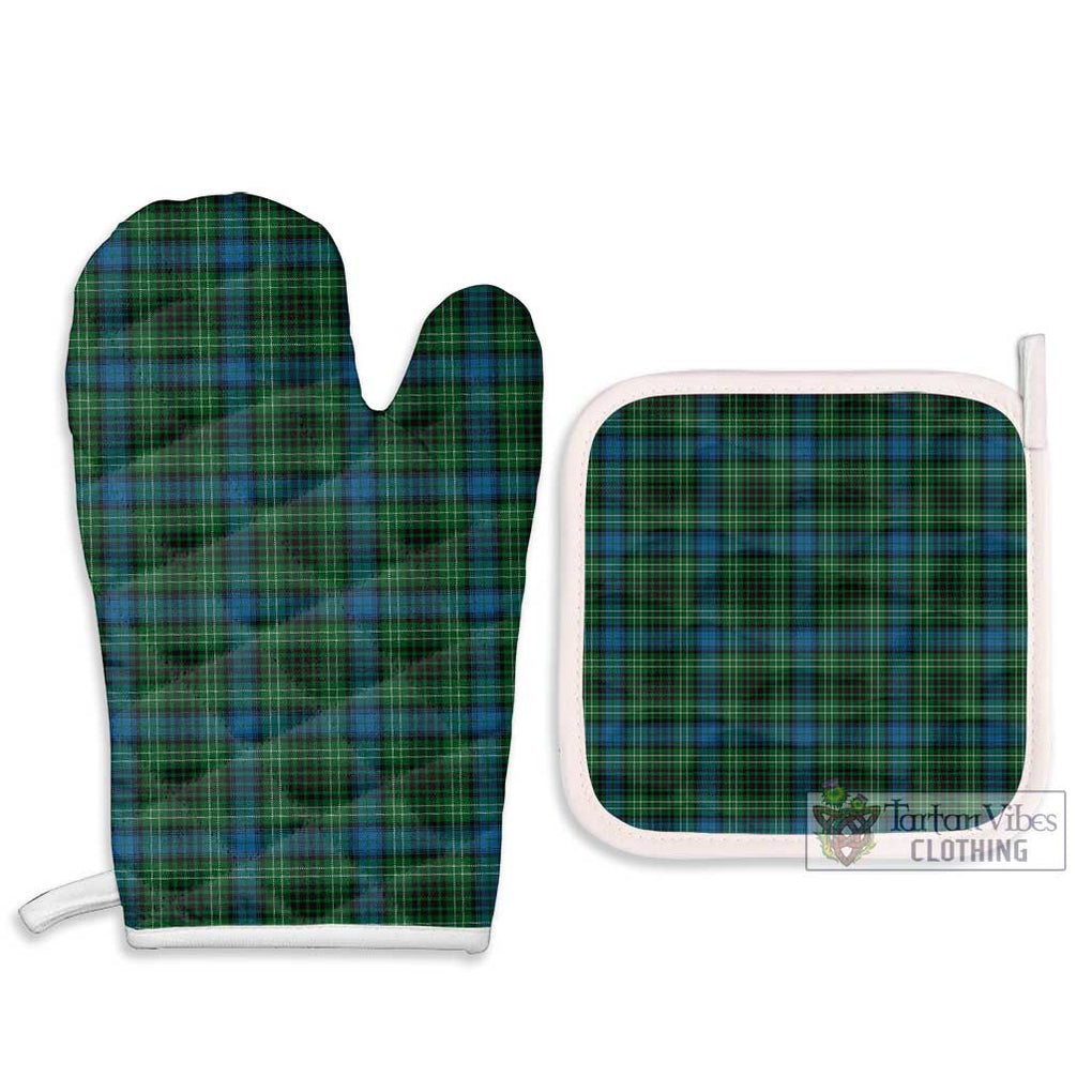 O'Donohue Tartan Combo Oven Mitt & Pot-Holder Combo 1 Oven Mitt & 2 Pot-Holder White - Tartan Vibes Clothing