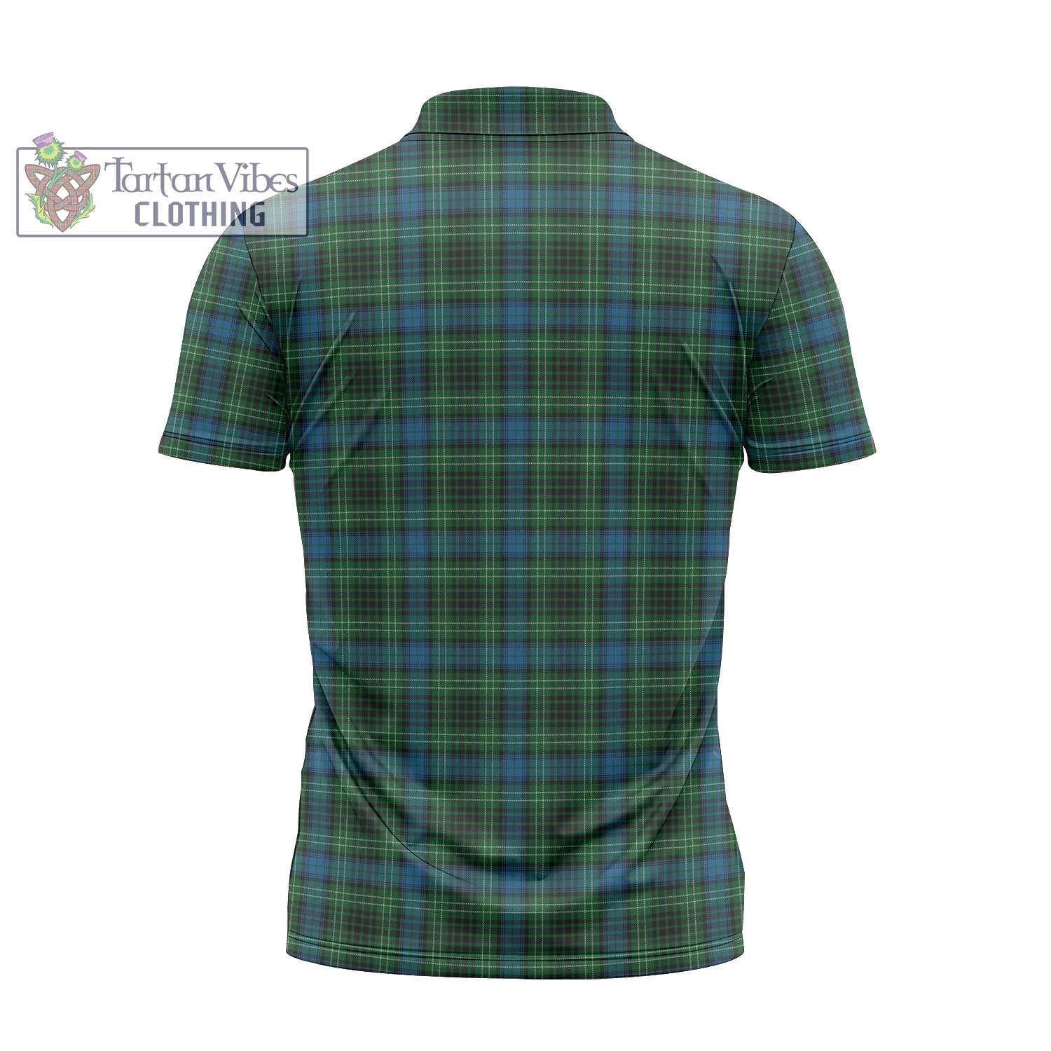 Tartan Vibes Clothing O'Donohue Tartan Zipper Polo Shirt