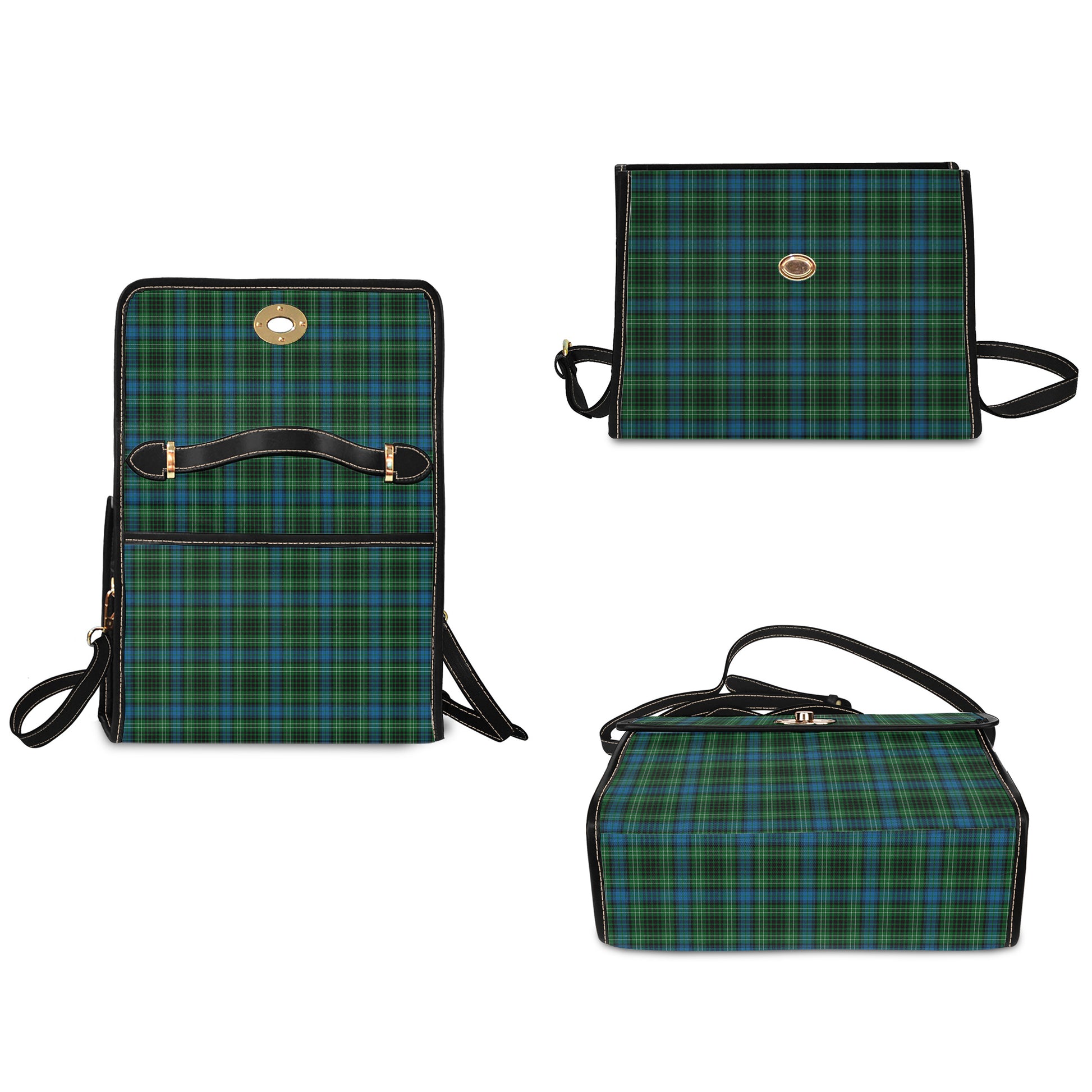 odonohue-tartan-leather-strap-waterproof-canvas-bag