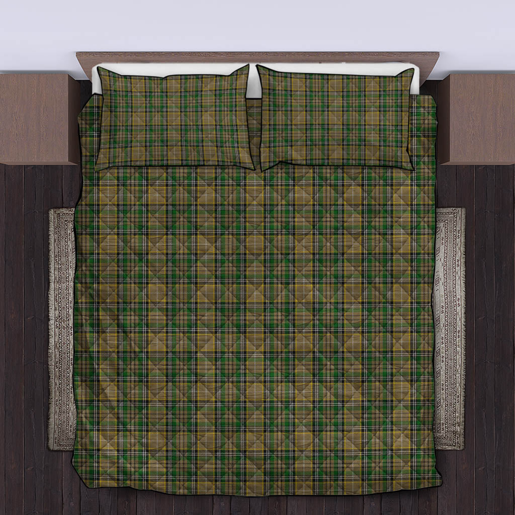 O'Farrell Tartan Quilt Bed Set King - Tartan Vibes Clothing