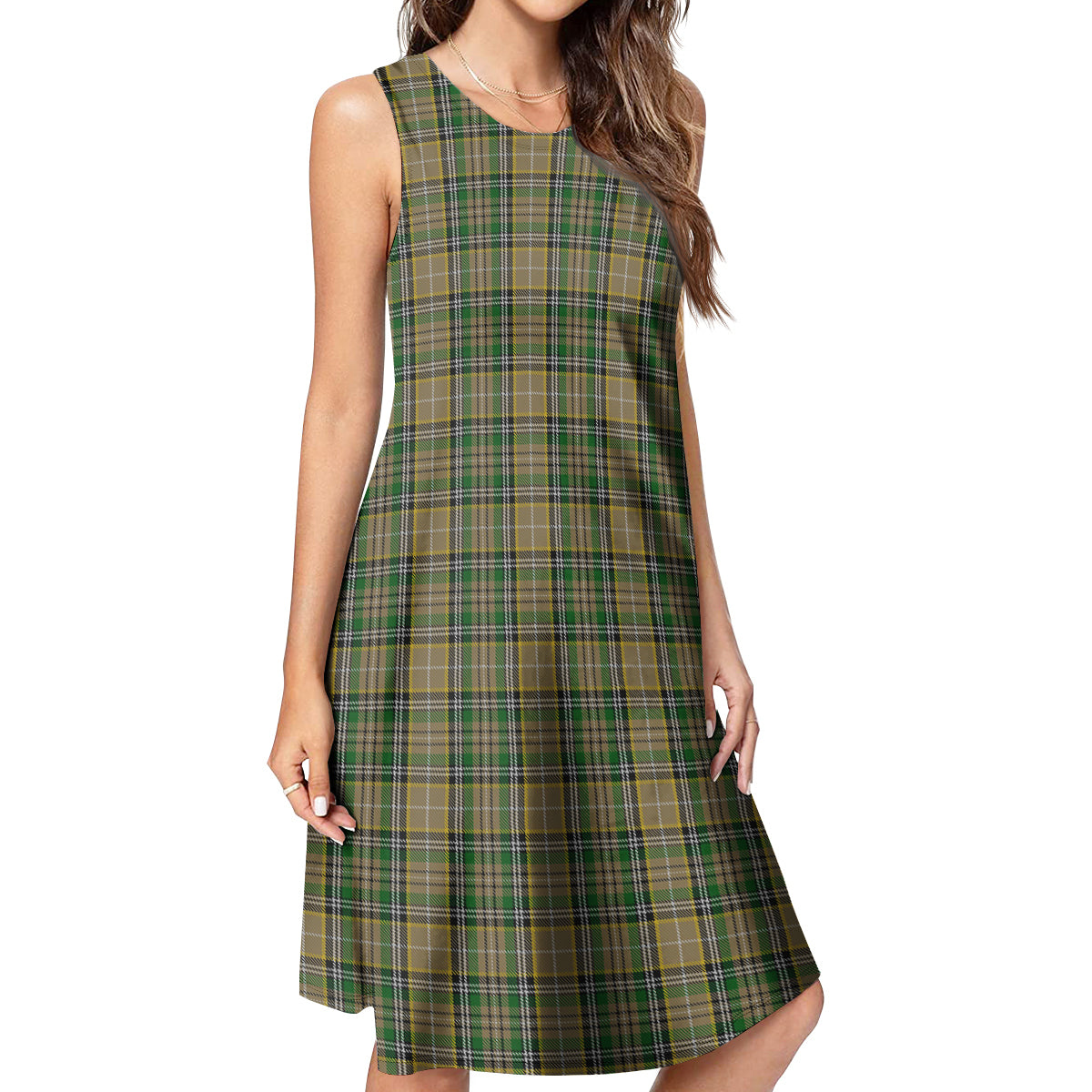 O'Farrell Tartan Womens Casual Dresses - Tartanvibesclothing