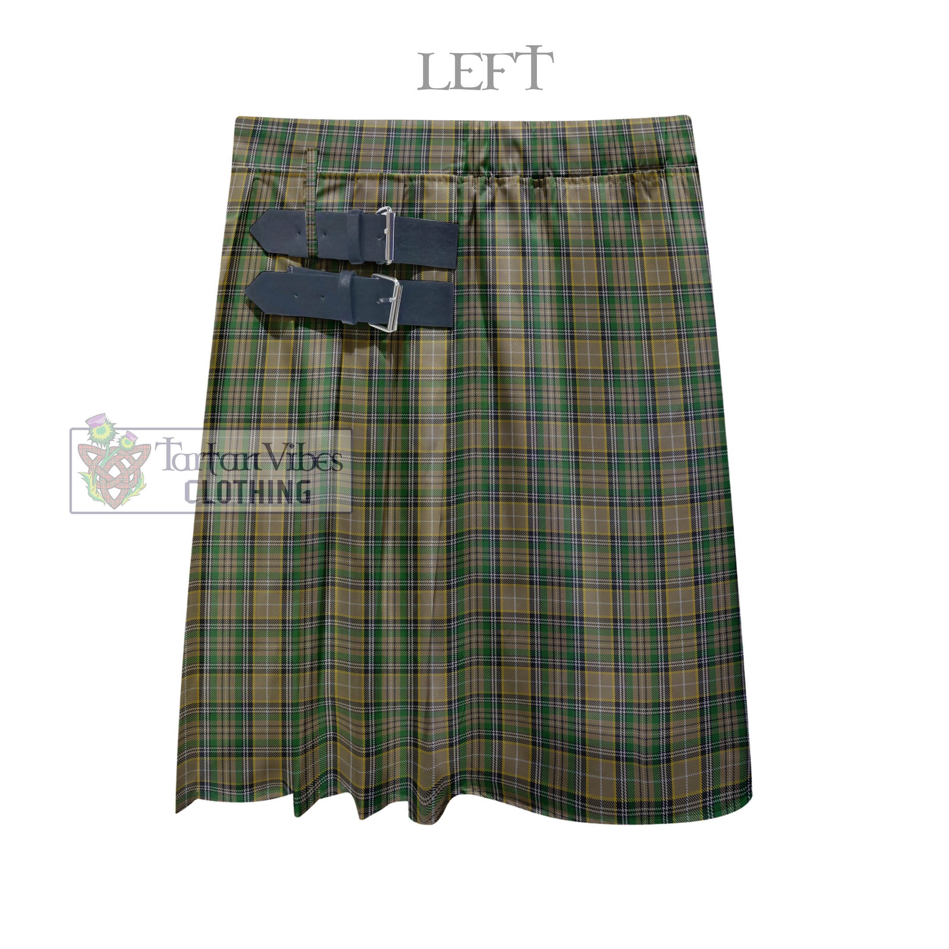 Tartan Vibes Clothing O'Farrell Tartan Men's Pleated Skirt - Fashion Casual Retro Scottish Style