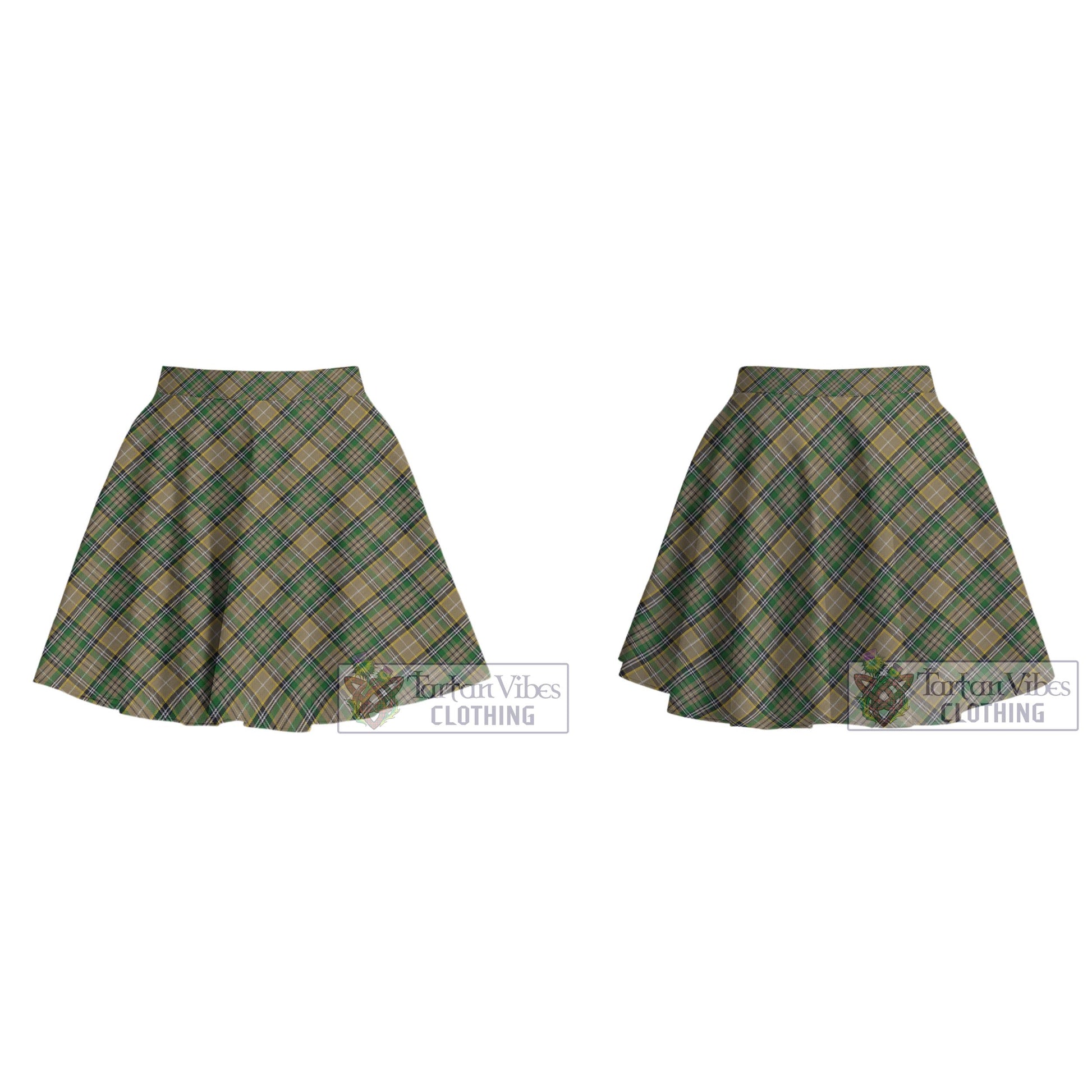 Tartan Vibes Clothing O'Farrell Tartan Women's Plated Mini Skirt