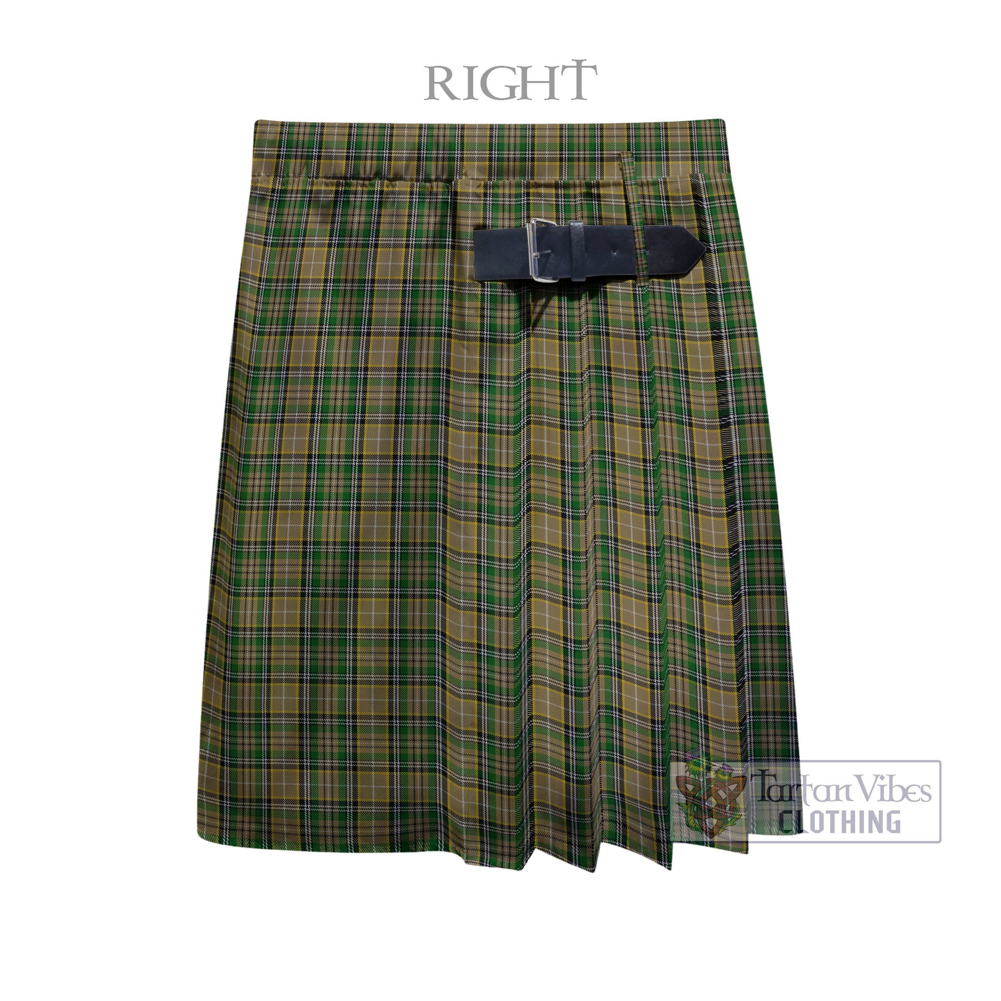 Tartan Vibes Clothing O'Farrell Tartan Men's Pleated Skirt - Fashion Casual Retro Scottish Style