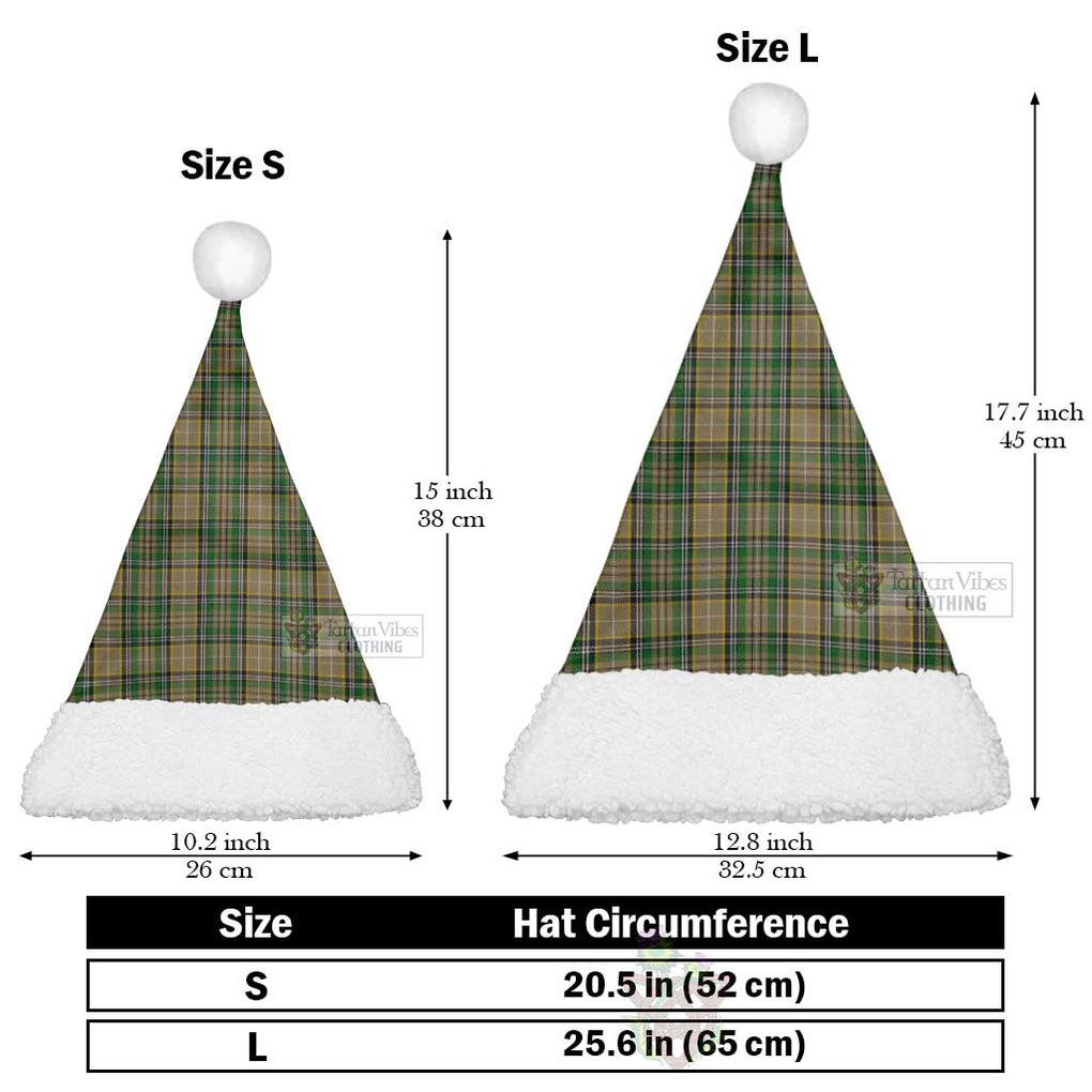O'Farrell Tartan Christmas Santa Hats Christmas Hat L 25.6in (65cm) - Tartan Vibes Clothing