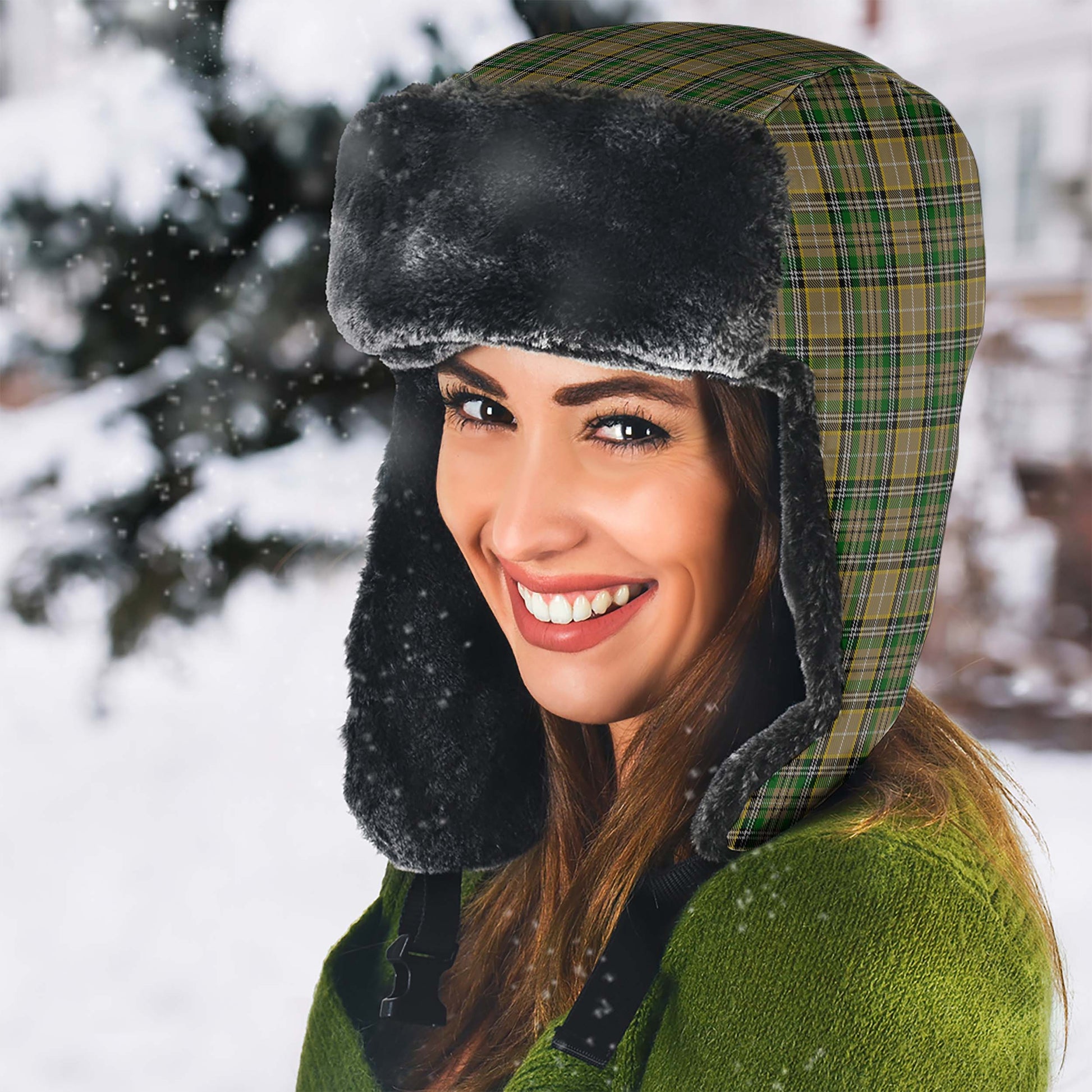 O'Farrell Tartan Winter Trapper Hat - Tartanvibesclothing