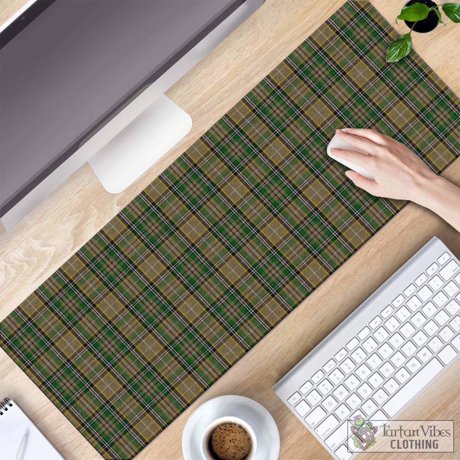 Tartan Vibes Clothing O'Farrell Tartan Mouse Pad