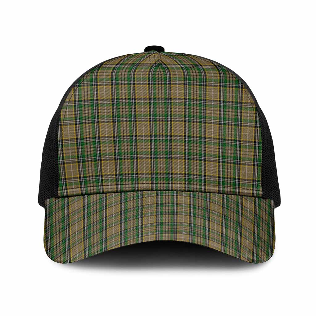 O'Farrell Tartan Mesh Trucker Cap One Size (Adjustable) Black - Tartan Vibes Clothing