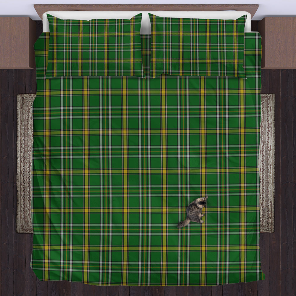 Offaly County Ireland Tartan Bedding Set US Bedding Set - Tartan Vibes Clothing