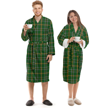 Offaly County Ireland Tartan Bathrobe