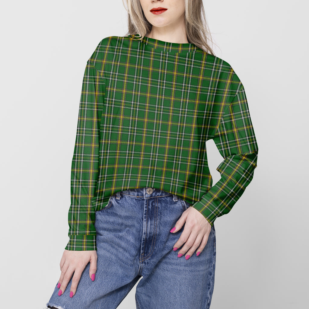 Offaly County Ireland Tartan Sweatshirt Unisex - Tartan Vibes Clothing