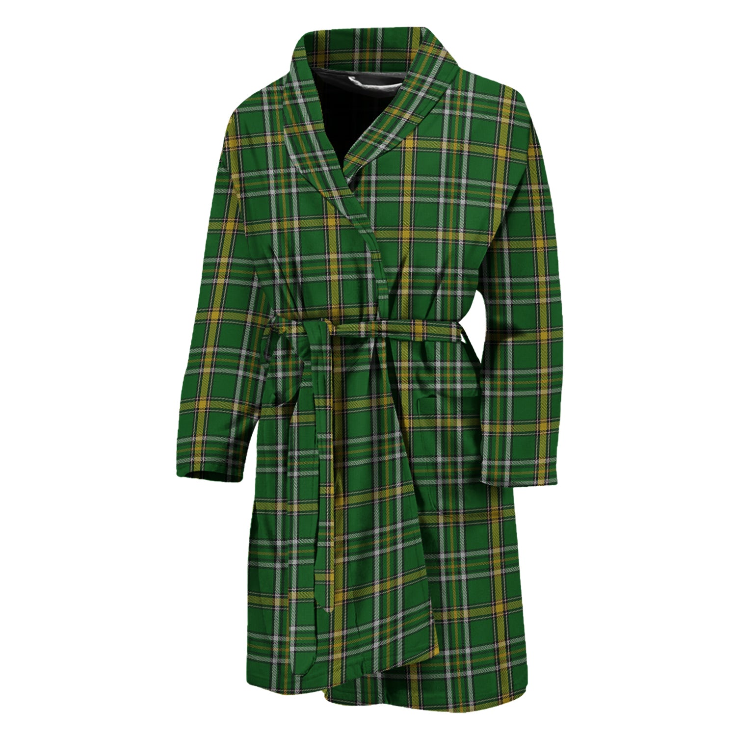 Offaly County Ireland Tartan Bathrobe - Tartan Vibes Clothing