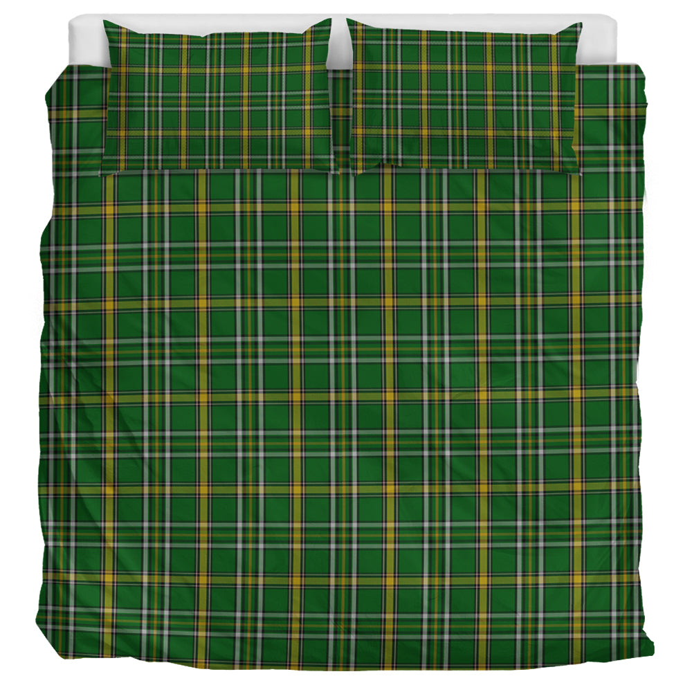 Offaly County Ireland Tartan Bedding Set UK Bedding Set UK Super King 104*94 inch - Tartan Vibes Clothing