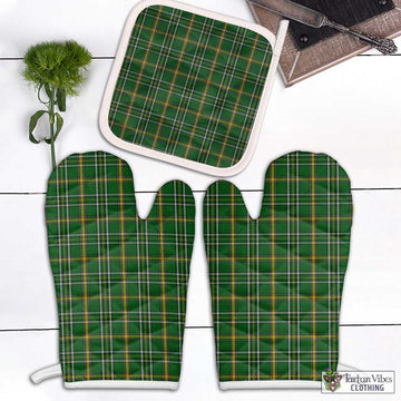 Offaly County Ireland Tartan Combo Oven Mitt & Pot-Holder