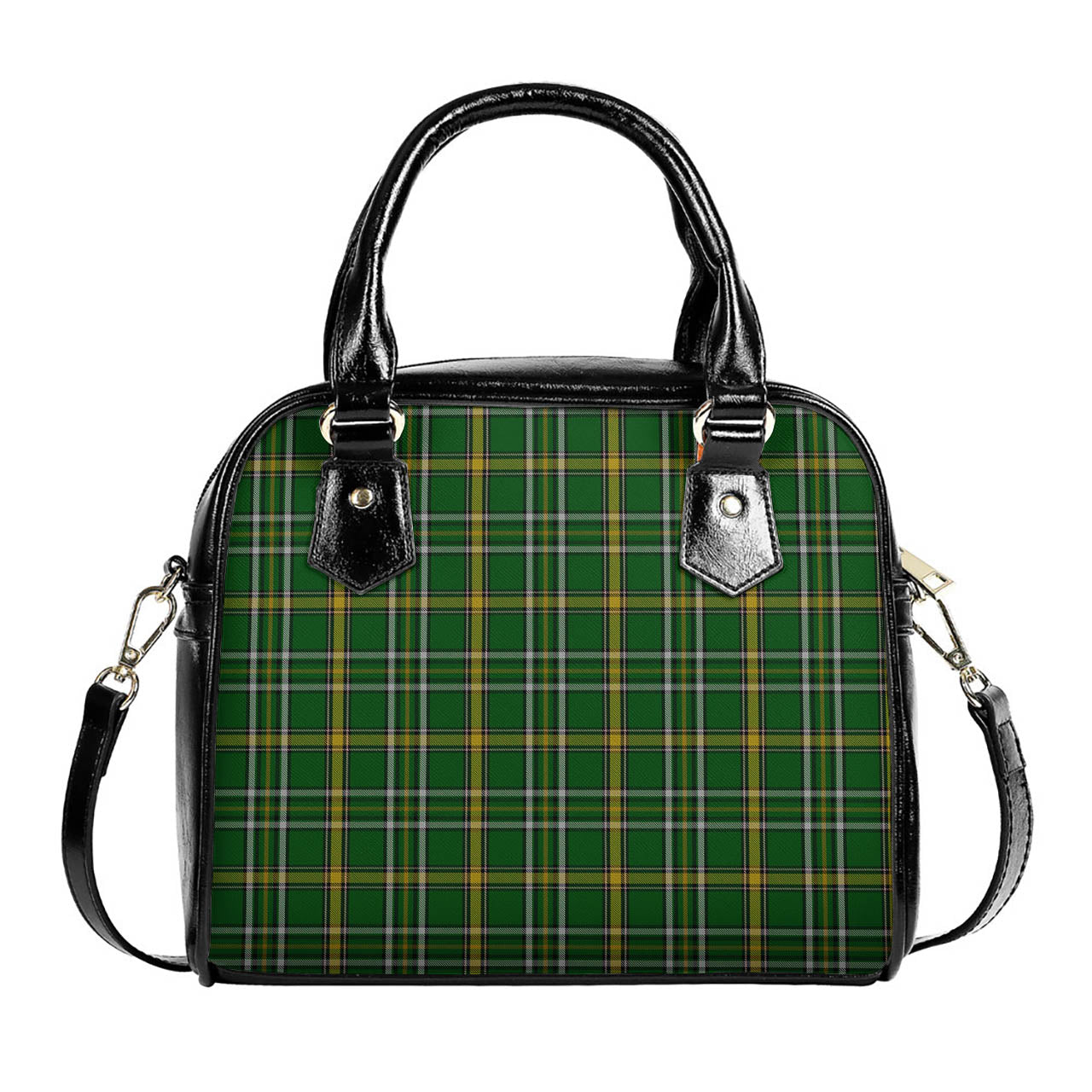 Offaly County Ireland Tartan Shoulder Handbags One Size 6*25*22 cm - Tartanvibesclothing