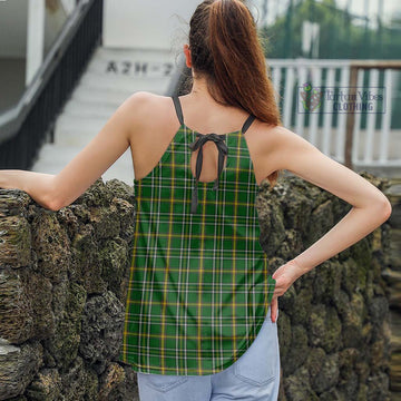 Offaly County Ireland Tartan Loose Halter Neck Camisole