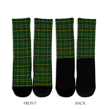 Offaly County Ireland Tartan Crew Socks