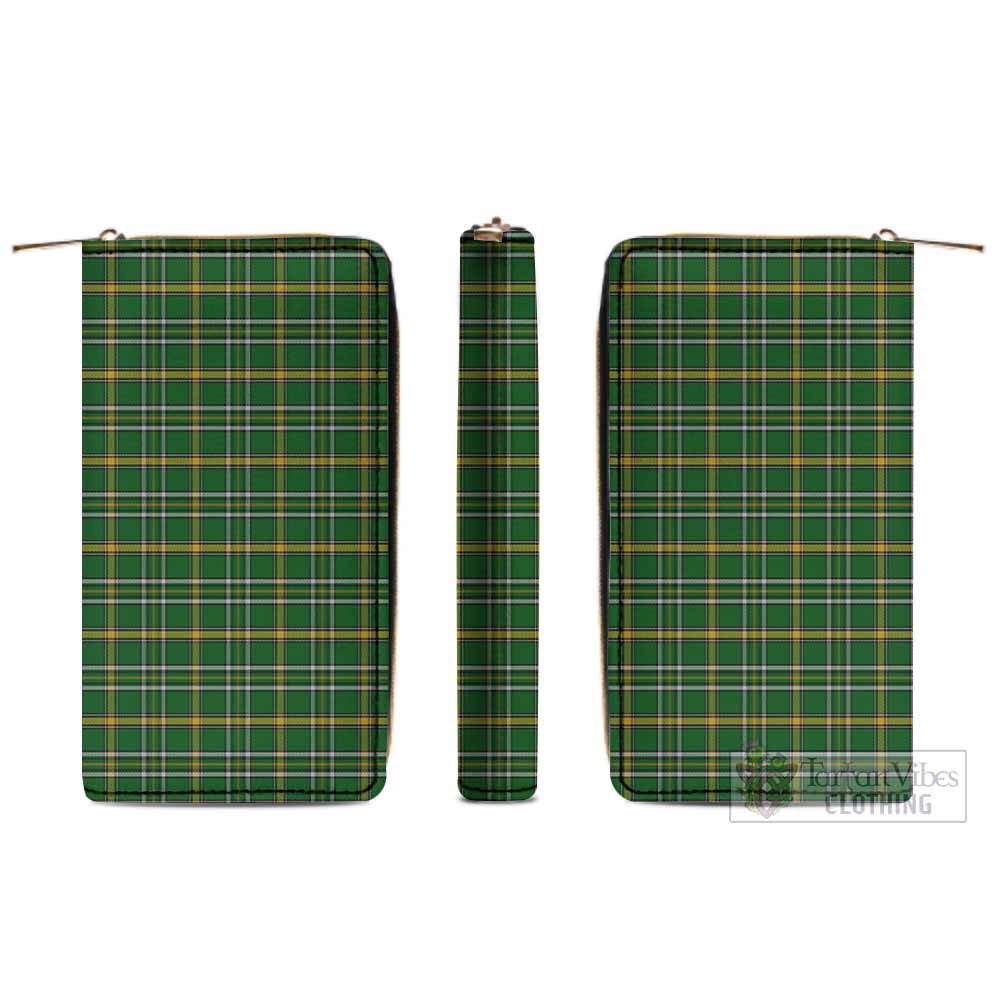 Offaly County Ireland Tartan Women's Leather Wallet - Tartan Vibes Clothing