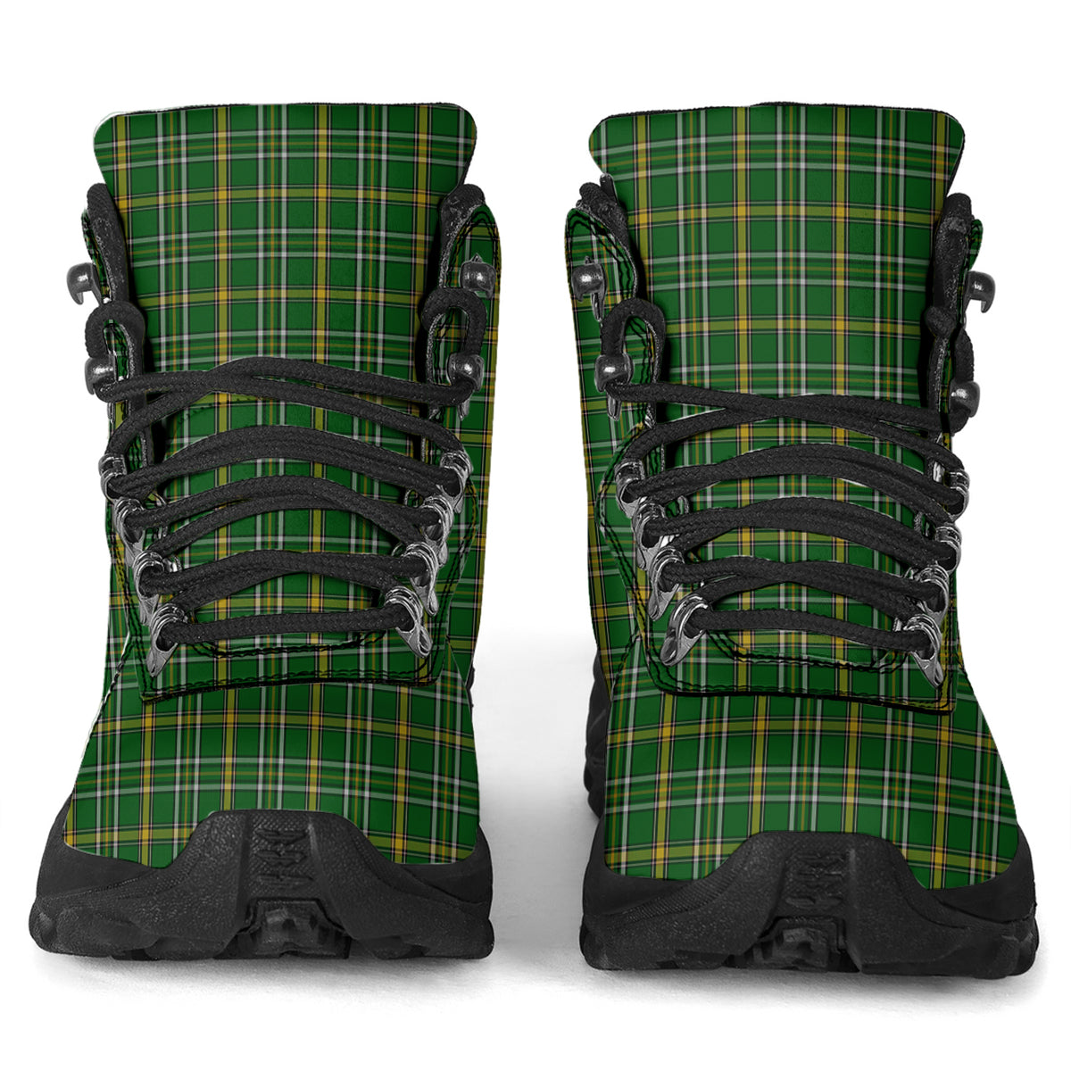 Offaly County Ireland Tartan Alpine Boots - Tartanvibesclothing