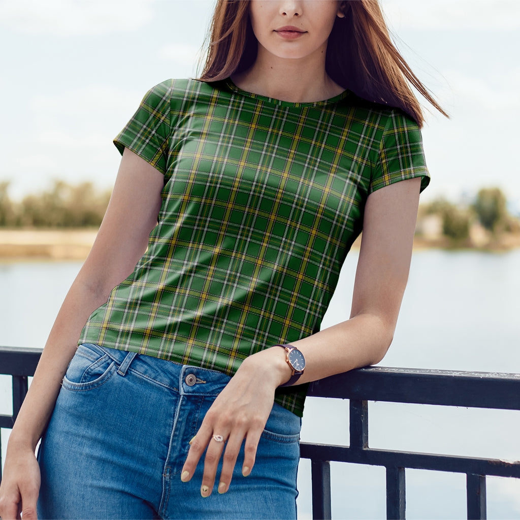 Offaly County Ireland Tartan T-Shirt