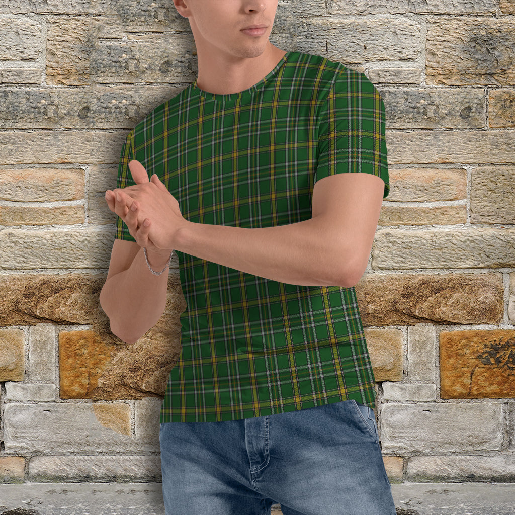 Offaly County Ireland Tartan T-Shirt