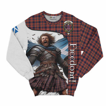 Ogilvie (Ogilvy) Crest Tartan Sweatshirt Inspired by the Freedom of Scottish Warrior