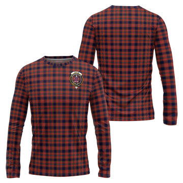 Ogilvie (Ogilvy) Tartan Long Sleeve T-Shirt with Family Crest