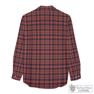 Ogilvie (Ogilvy) Tartan Women's Casual Shirt with Family Crest