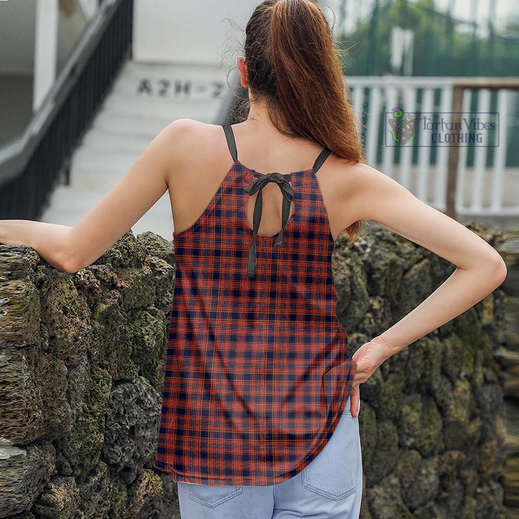 Tartan Vibes Clothing Ogilvie (Ogilvy) Tartan Loose Halter Neck Camisole