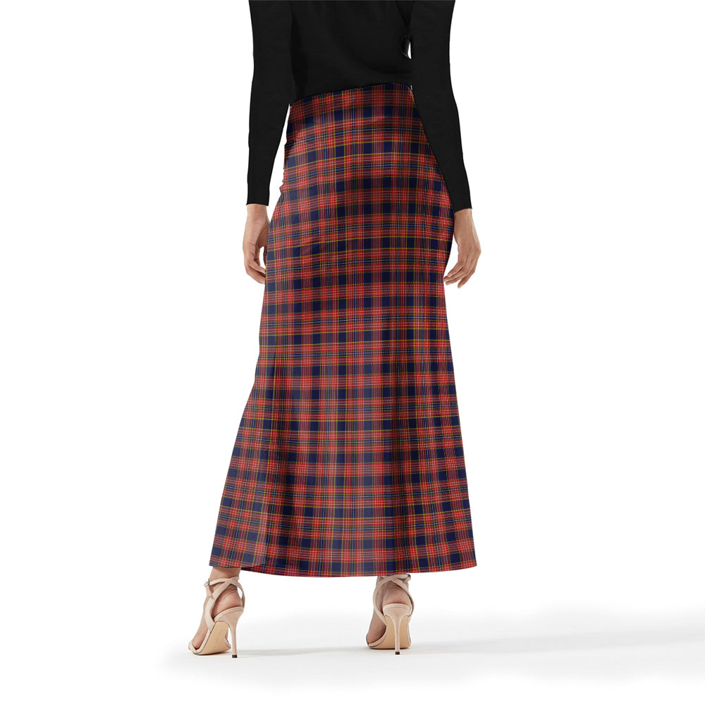 Ogilvie (Ogilvy) Tartan Womens Full Length Skirt - Tartan Vibes Clothing