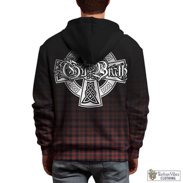 Ogilvie (Ogilvy) Tartan Hoodie Featuring Alba Gu Brath Family Crest Celtic Inspired