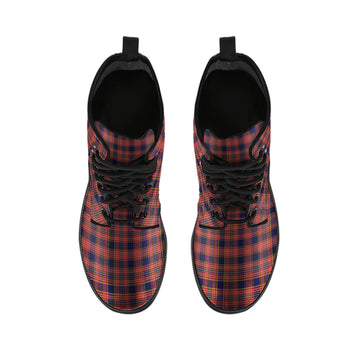 Ogilvie (Ogilvy) Tartan Leather Boots