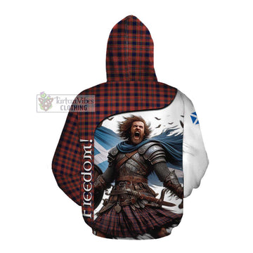 Ogilvie (Ogilvy) Crest Tartan Cotton Hoodie Inspired by the Freedom of Scottish Warrior