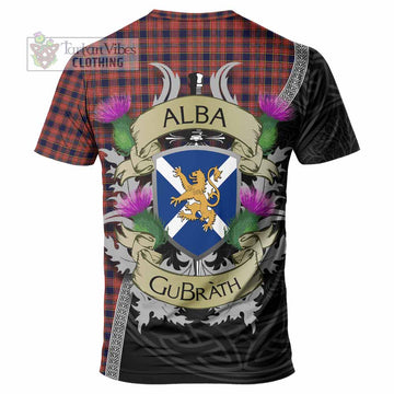 Ogilvie (Ogilvy) Tartan Family Crest T-Shirt Lion Rampant Royal Thistle Shield Celtic Inspired - Tartan Vibes Clothing