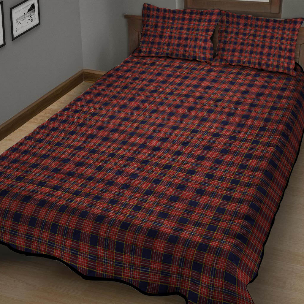 Ogilvie (Ogilvy) Tartan Quilt Bed Set - Tartan Vibes Clothing