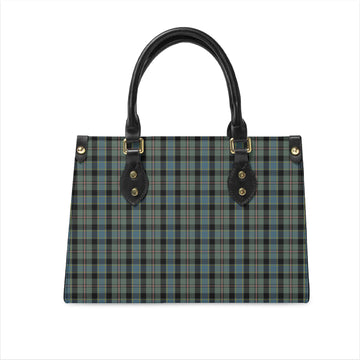 Ogilvie (Ogilvy) Hunting Tartan Leather Bag