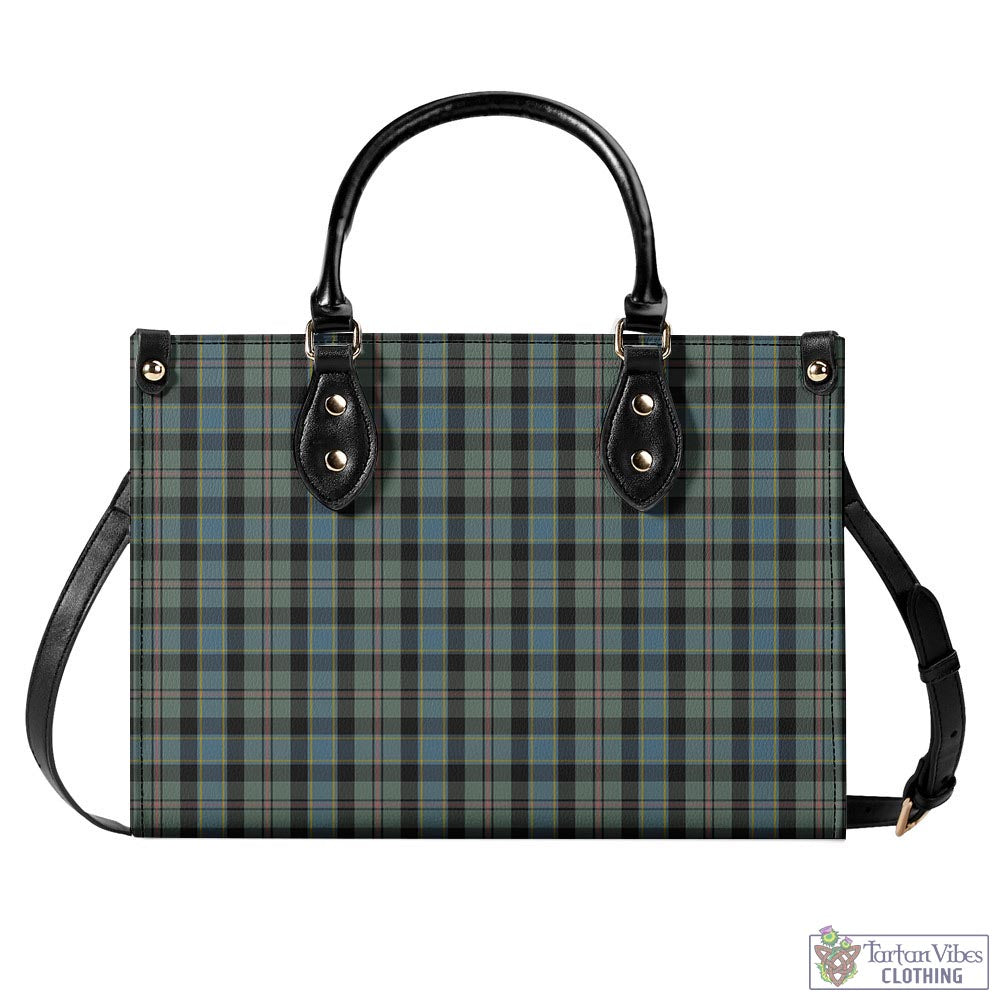 Tartan Vibes Clothing Ogilvie (Ogilvy) Hunting Tartan Luxury Leather Handbags