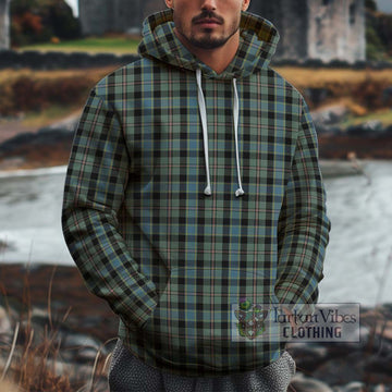 Ogilvie (Ogilvy) Hunting Tartan Cotton Hoodie