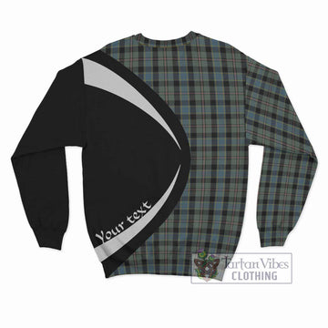 Ogilvie (Ogilvy) Hunting Tartan Sweatshirt with Family Crest Circle Style